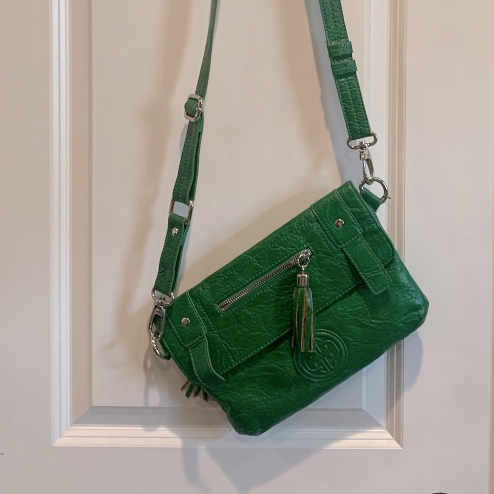 Green Kate Landry cross body purse